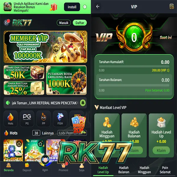 rk77 APK Resmi Unduh